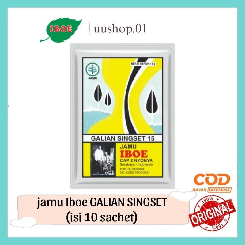 

Jamu Iboe Galian Singset (isi 10 bungkus)