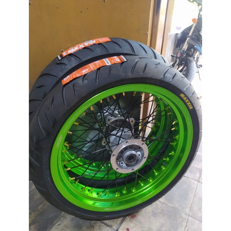 Ban set supermoto klx wheel set supermoto KLX ban klx supermoto