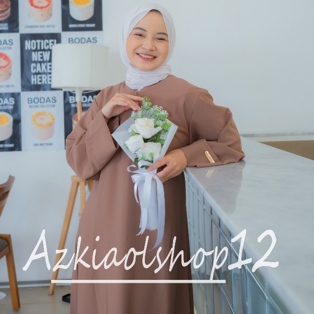 gamis terbaru 2024 lebaran wanita import