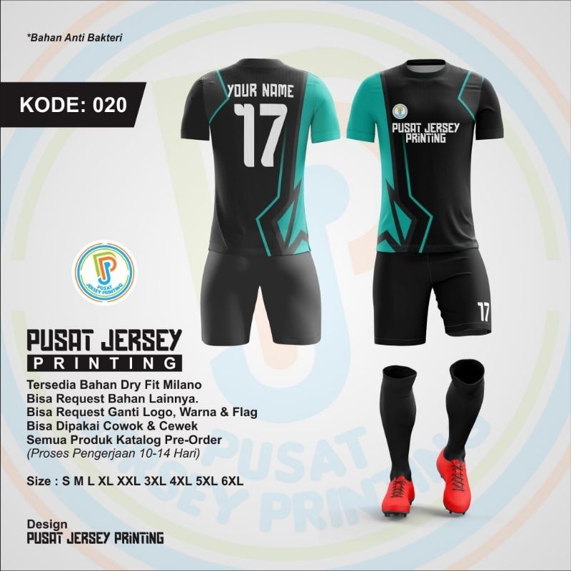 BISA COD SATUAN DAN GROSIR JERSEY FULL PRINTING POLOSAN BISA CUSTOM NAMA DAN NO. PUNGGUNG JERSEY FUL