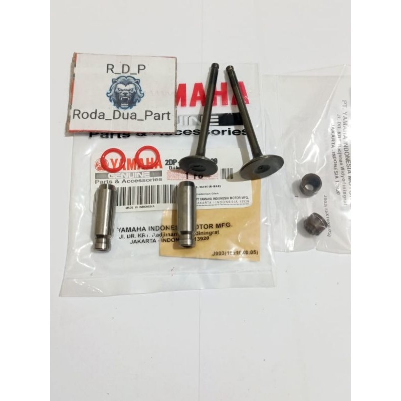 Bos botol klep+klep set seal klep Yamaha N Mex 155 aerox 155 Lexi 155(2DP)