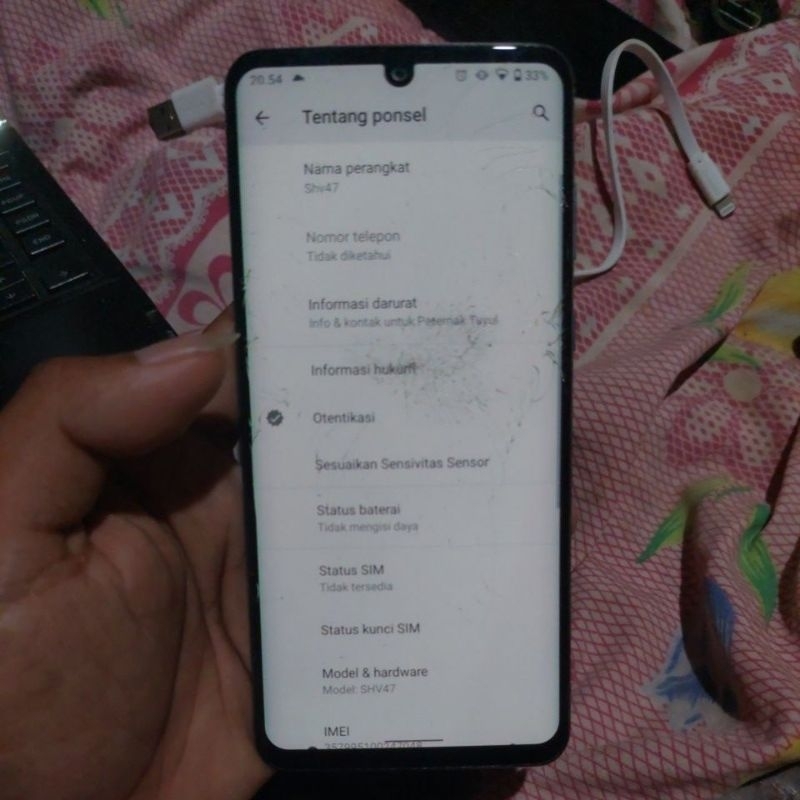 sharp aquos zero 2 8/256.   hp gaming murah snap 855