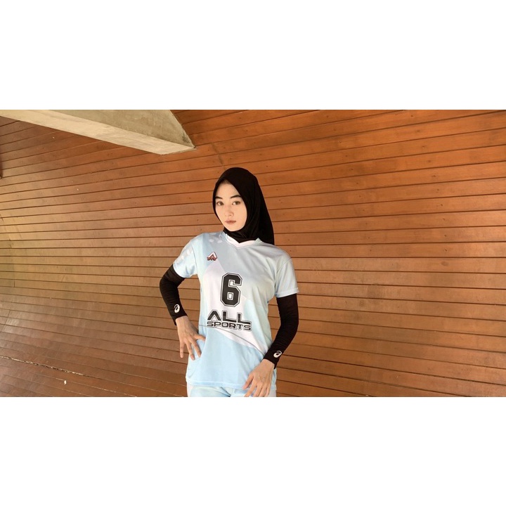 *TERMURAH* Jersey Voli Cewek Atasan Fullprint Kaos Voli Cewek Atasan