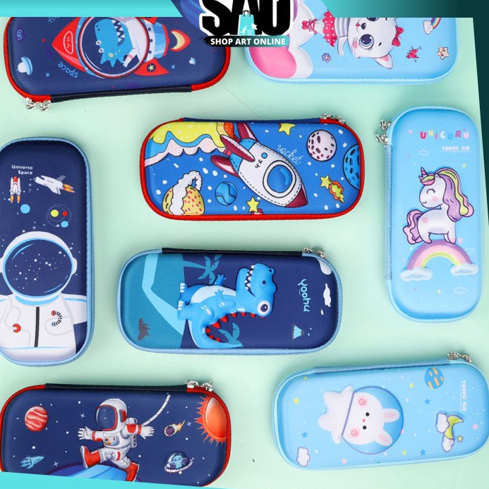 

Ready Stock SAO - S5626 Kotak Alat Tulis / Kotak Pensil / Tempat Pensil Anak Sekolah 3D Bahan EVA Anti Air / Tempat Pensil 3D Model Terbaru