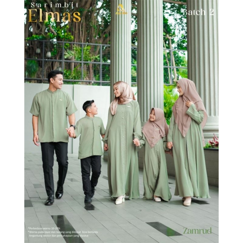 SARIMBIT ELMAS BY AFAS HIJAB WARNA ZAMRUD