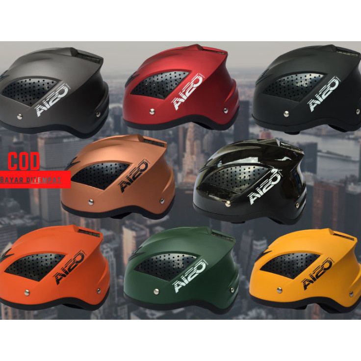 ✢TERMURAH✢ HELM SEPEDA LIPAT SELI MINION HELM SEPEDA GUNUNG POLOS DEWASA MURAH TERLARIS AIZO BEST SE