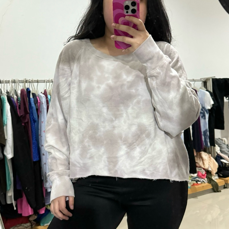 Aeropostale Tie Dye Crop Sweater (tag cut)