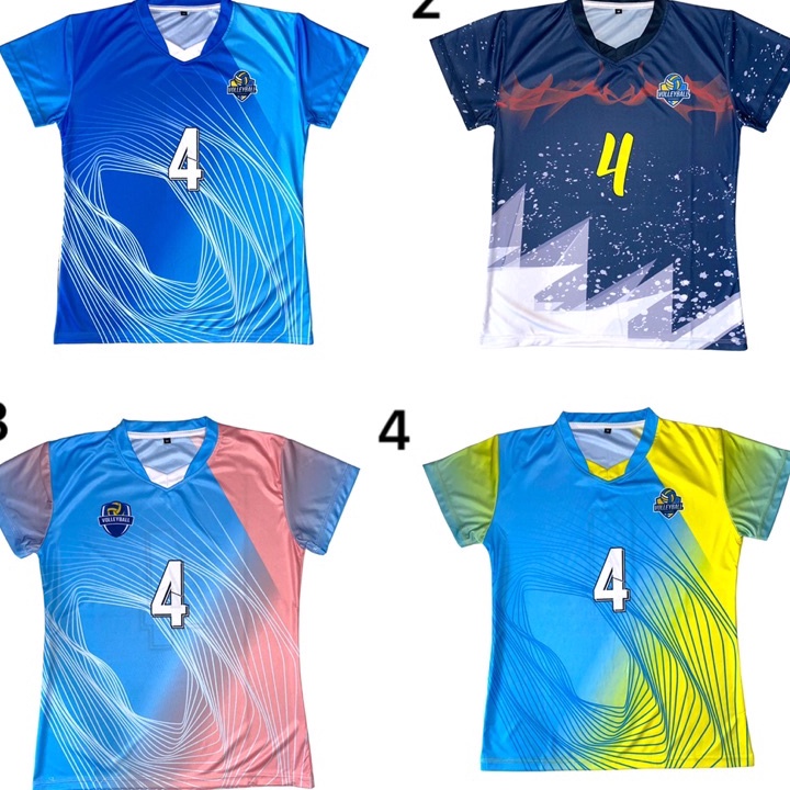 *Banyak Peminat* Jersey Voli Cewek Atasan Fullprint Kaos Voli Cewek Atasan Fullprint