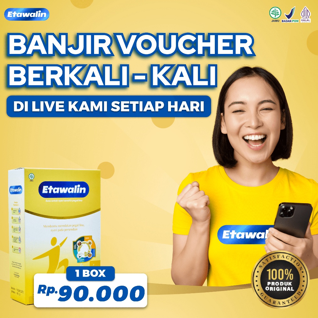 

✨ Etawalin Susu Etawa Herbal Asam Urat Original 1 Box gas !!