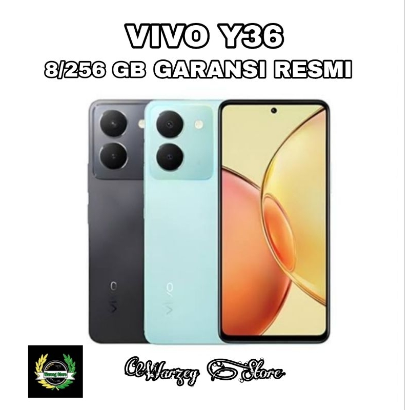 HP VIVO Y36 4G 8/256 GB - VIVO Y 36 RAM 8GB ROM 256GB GARANSI RESMI