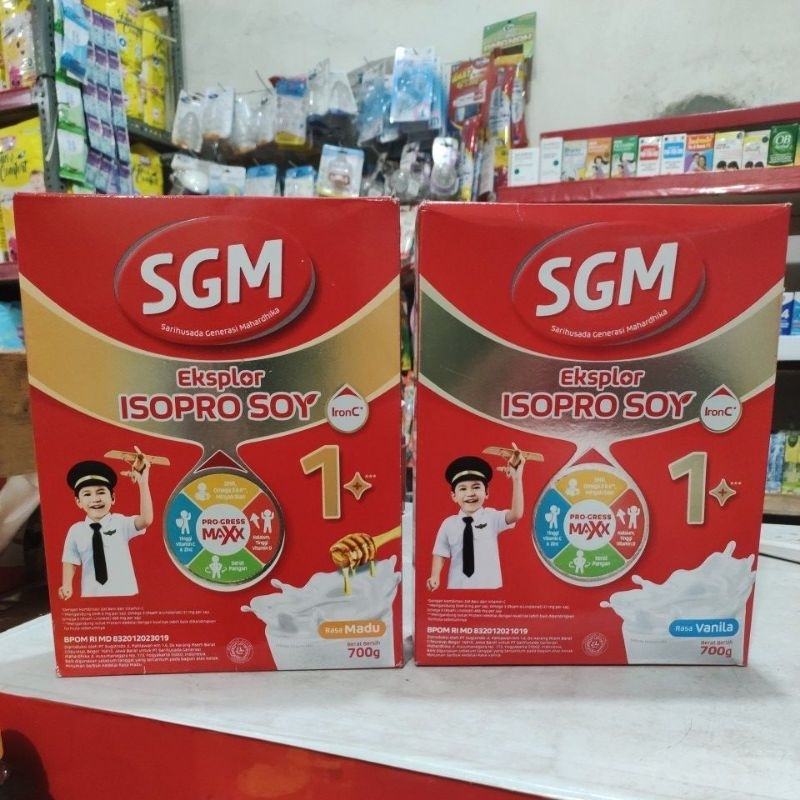 

SUSU SGM Eksplore ISOPRO SOY 1+ Kemasan 700g Rasa Madu & Vanila