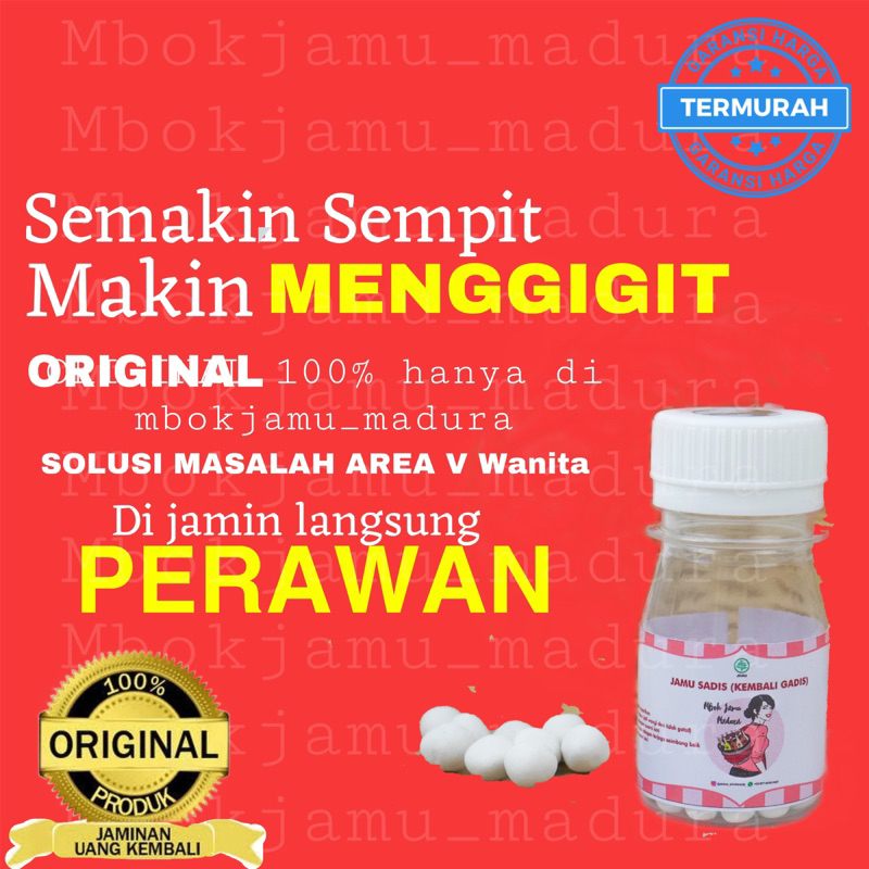 

PROMO!! Merapatkan Miss V , KEMBALI PERAWAN Obat herbal keputihan yg paling ampuh Pelancar Menstruasi Pereda nyeri Haid Obat Perawan Penyempit Vagina pil obat jamu virgin perawatan rapet vagina keputihan bau asli original kewanitaan