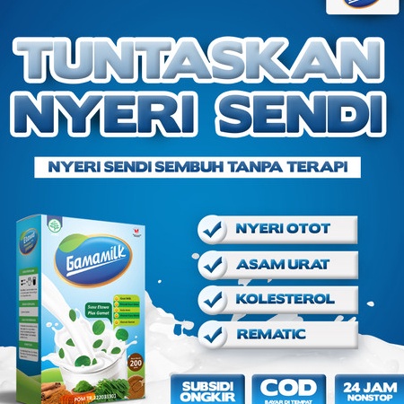 

➟➬✢ Gamamilk Susu Etawa Plus Gamat Rekomendasi Ilmiah Atasi Nyeri Sendi & Tulang 4.8 Murah Banget