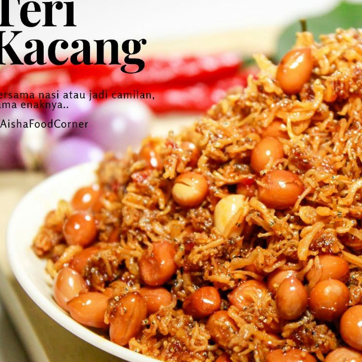 

✾✱ TERI KACANG (teri medan) 200gr-1kg Murah