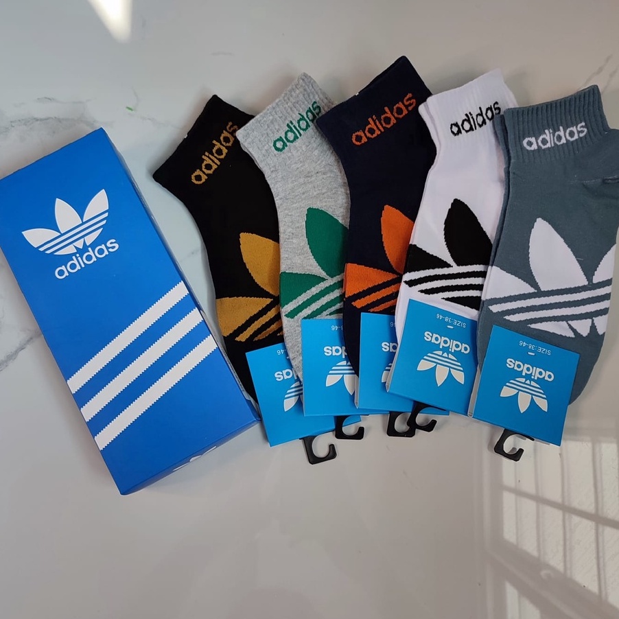 ✢SALE✢ Kaos kaki Adidas Trefoil Classic Vintage Ankle Men and Women Original