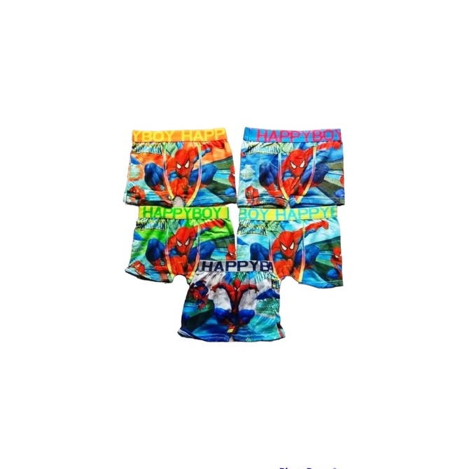 MURAH... 6 PCS CD BOXER ANAK LAKI-LAKI GAMBAR RANDOM UNTUK USIA 2 TAHUN - 9 TAHUN