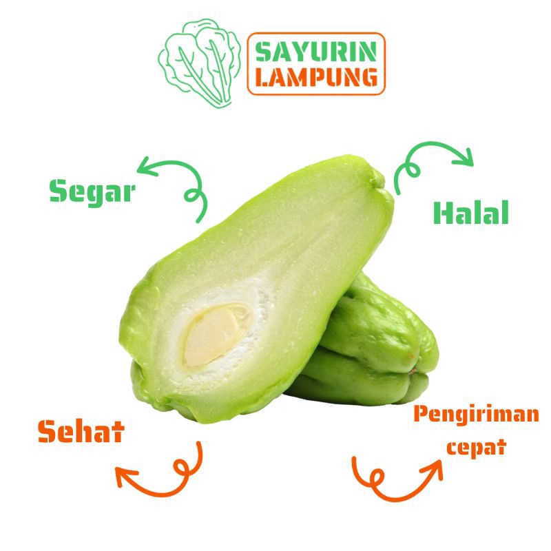 

labu siam segar - SAYURin LAMPUNG