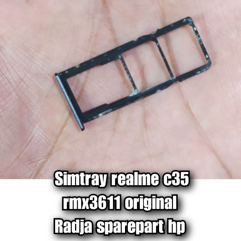 Simtray realme c35 / tempat kartu SIM realme c35 original