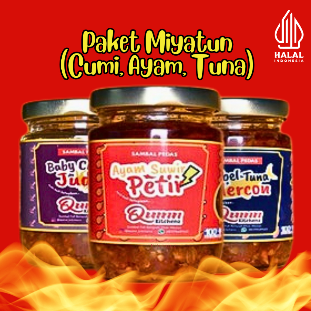 

QUINN of Spicy Paket MiYaTun (Cumi, Ayam, Tuna) - Sambal Pedas by Kitchen Medan