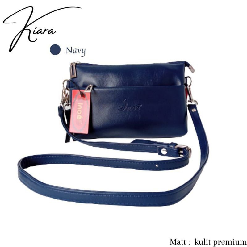 KIARA SNOW/KULIT PREMIUM BY INOE (Tas Selempang dan Bahu/Bisa jd dompet)