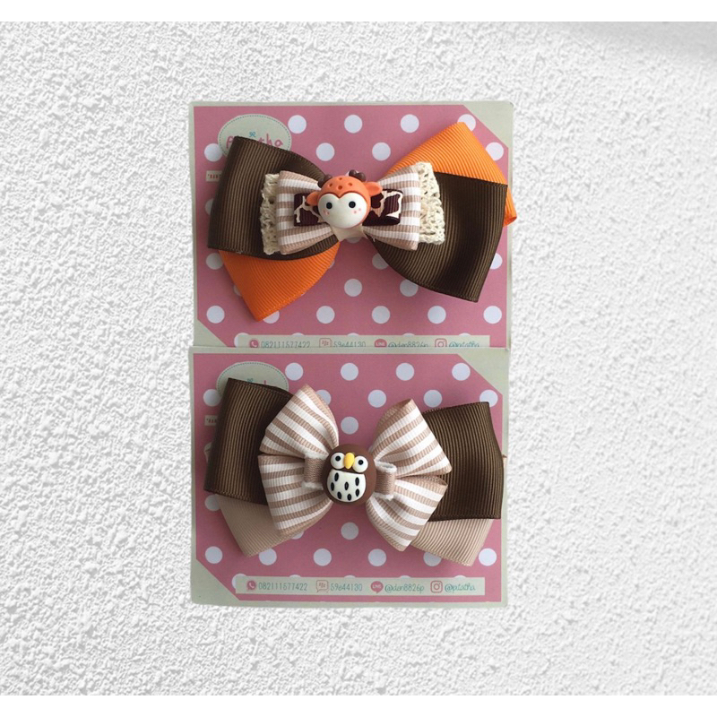 giraffe owl  bando headband clip