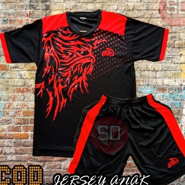 ✵SALE..✵ [COD] Jersey Olahraga Junior Anak-anak Specs Usia 6-14 Tahun Baju Bola Jersey Futsal Badmin