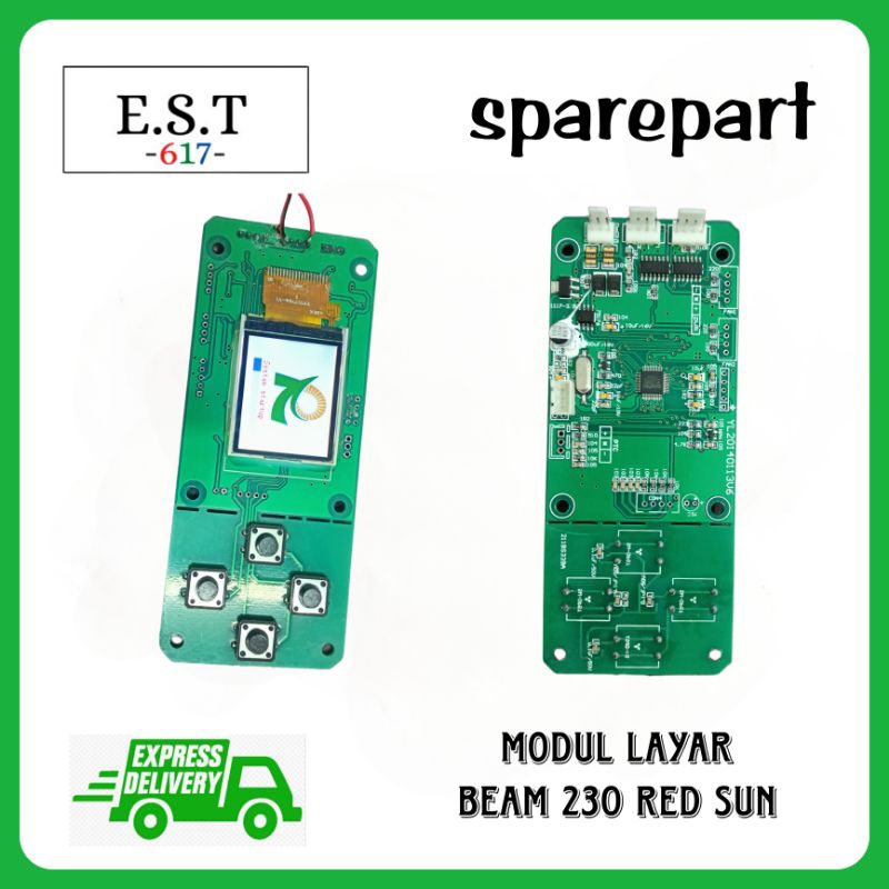 Modul mainboard layar display moving head beam 230 redsun