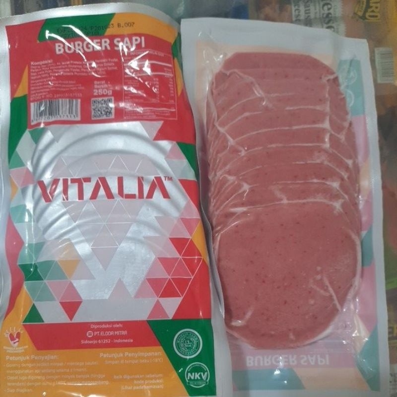 

Vitalia Burger Sapi 250gr