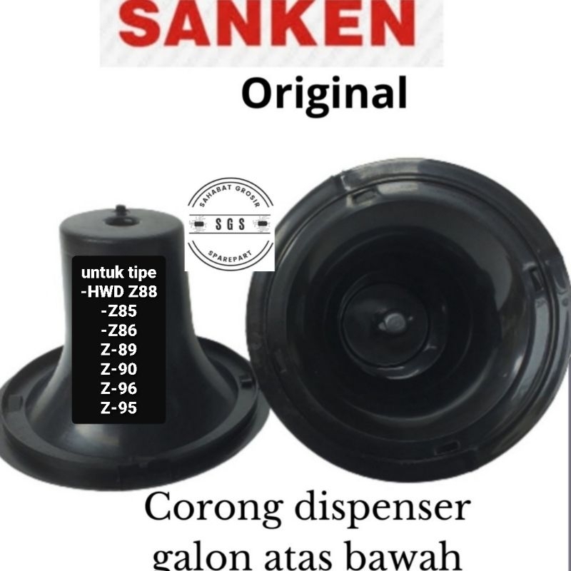 Corong Dispenser Original Sanken 2 galon atas-bawah