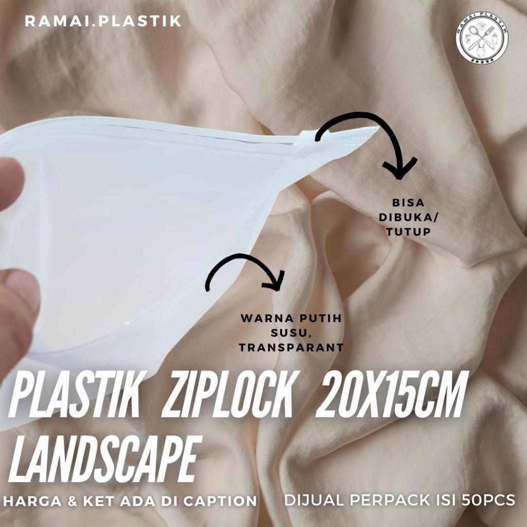 

Plastik Ziplock/ Zipperbag 20x15cm isi 50pcs/ Landscape