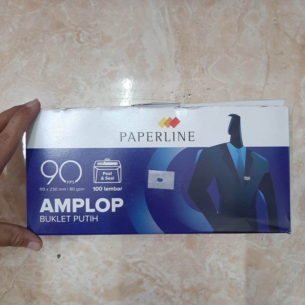 

Amplop Putih Besar Paperline / PPL 90 (1 Pak / 100 Pcs) RJ4