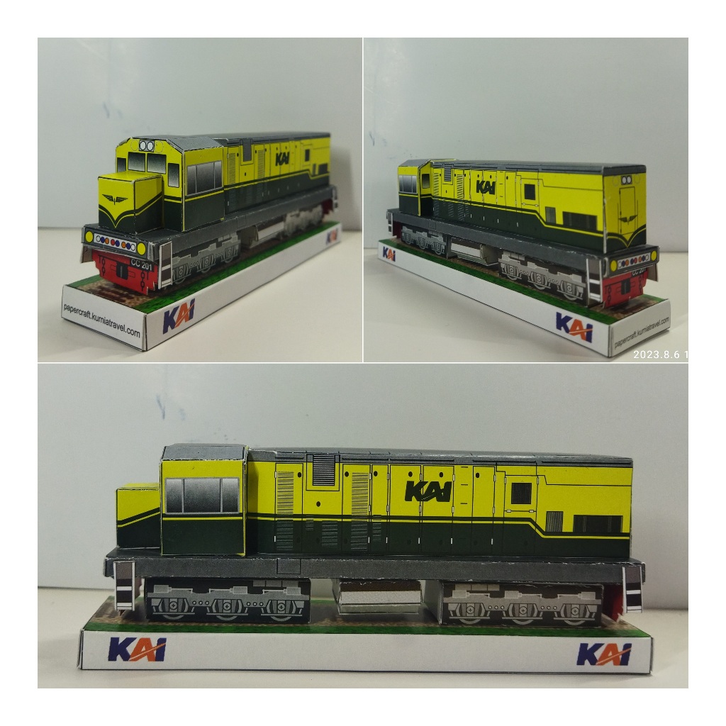 Miniatur Lokomotif CC 201 Vintage