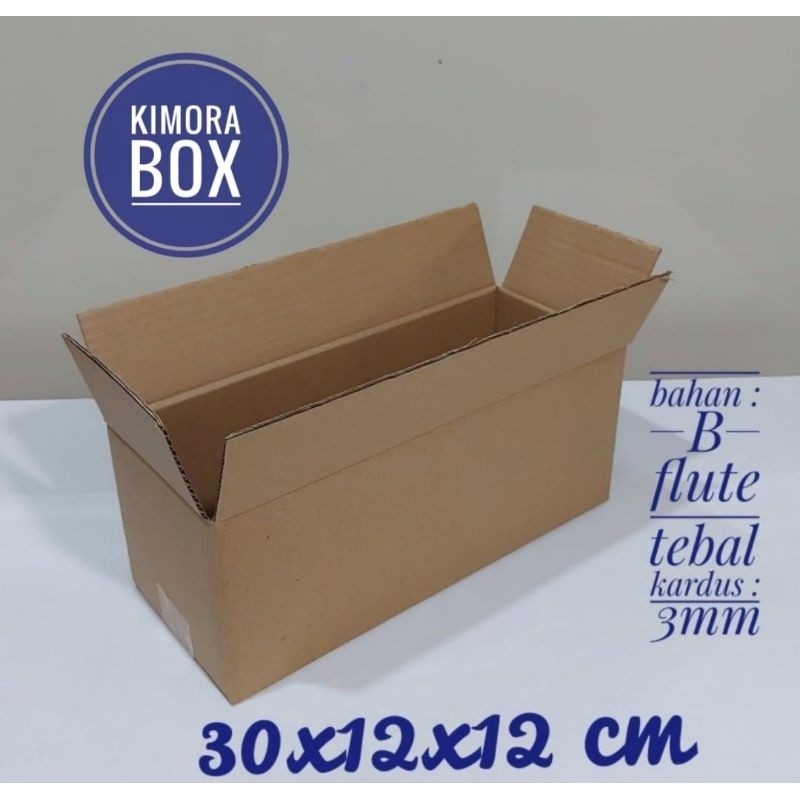 

kardus karton box uk. 30x12x12 cn...kotak ST (sheet)/single wall