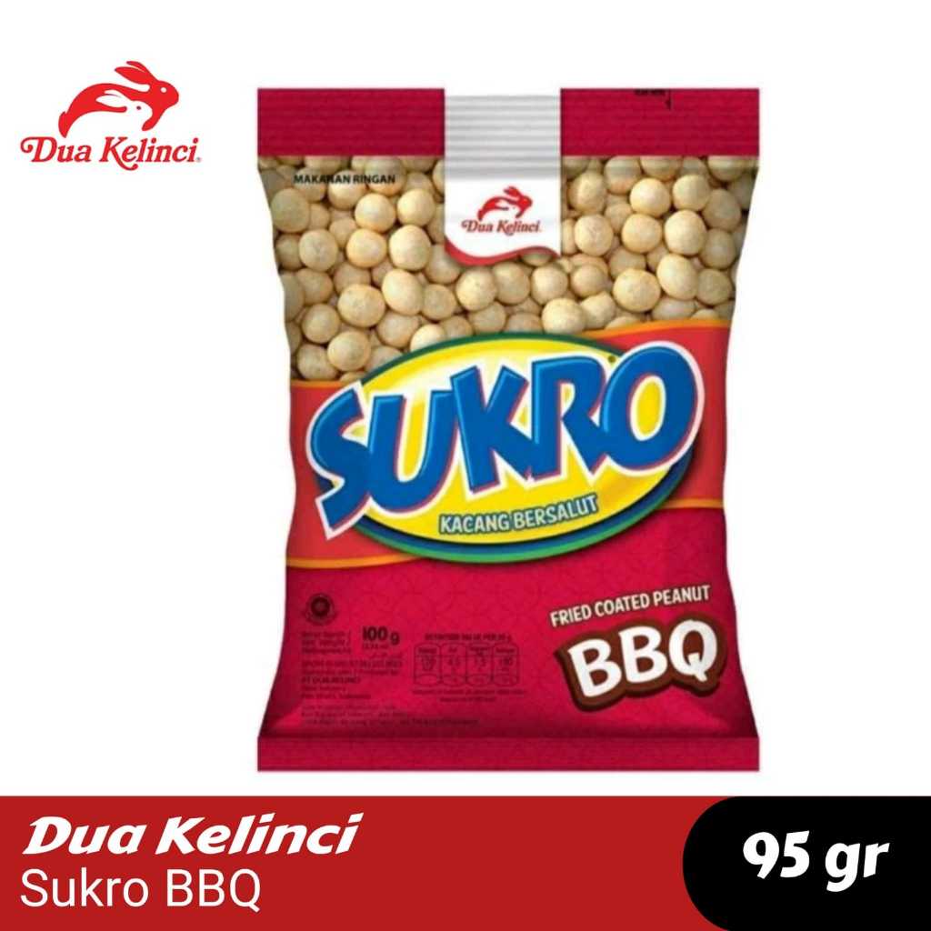 

DUA KELINCI Sukro Kacang Bersalut Rasa BBQ 95 Gr