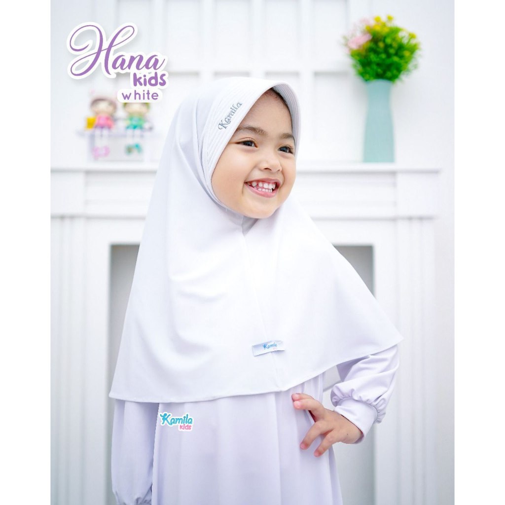 Bergo hana kids by kamila kids / bergo kids / bergo anak / hijab anak / jilbab anak / kerudung anak