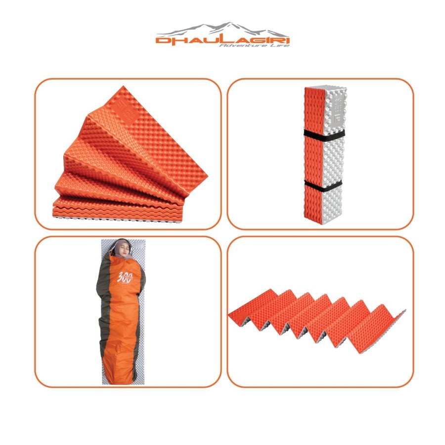 Sleeping Foam Pad Dhaulagiri Matras Lipat Foil Alas Tidur Camping