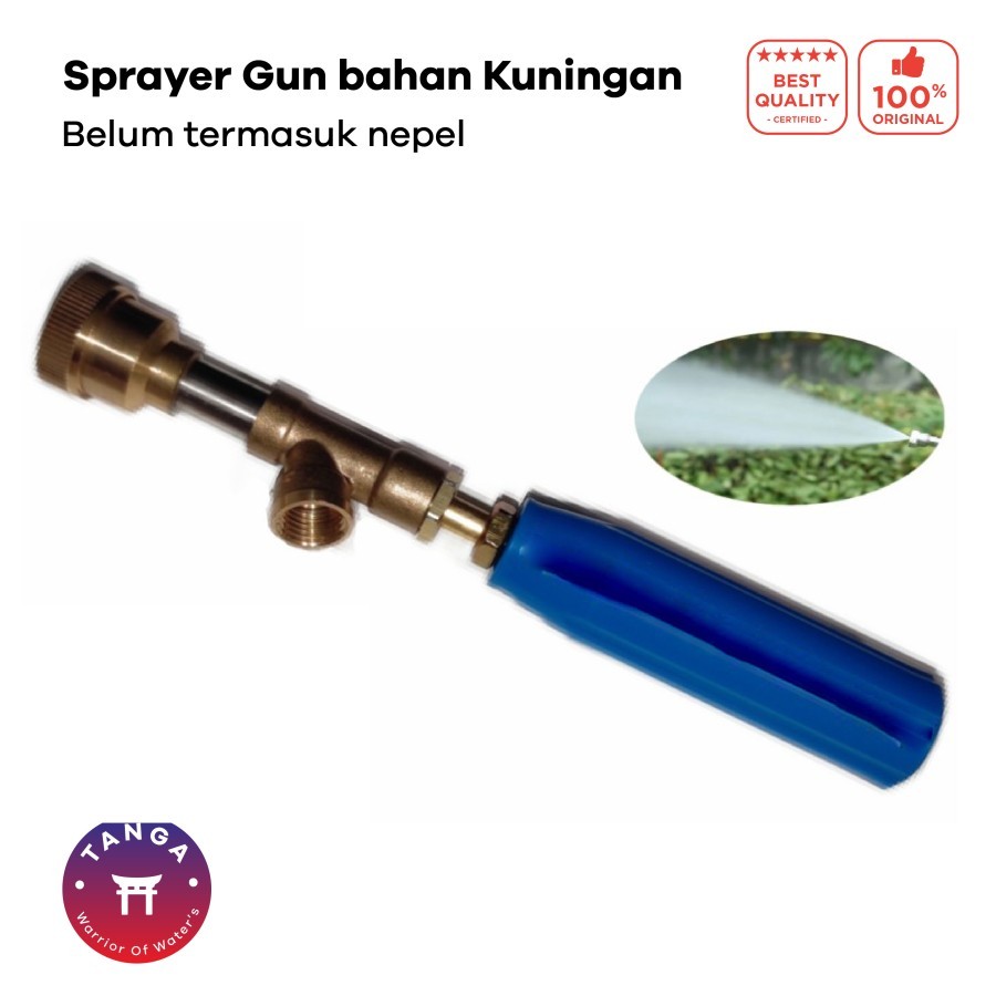 Sprayer Gun 20Cm Untuk Steam Cuci Motor Semprotan Air Hama Tanaman