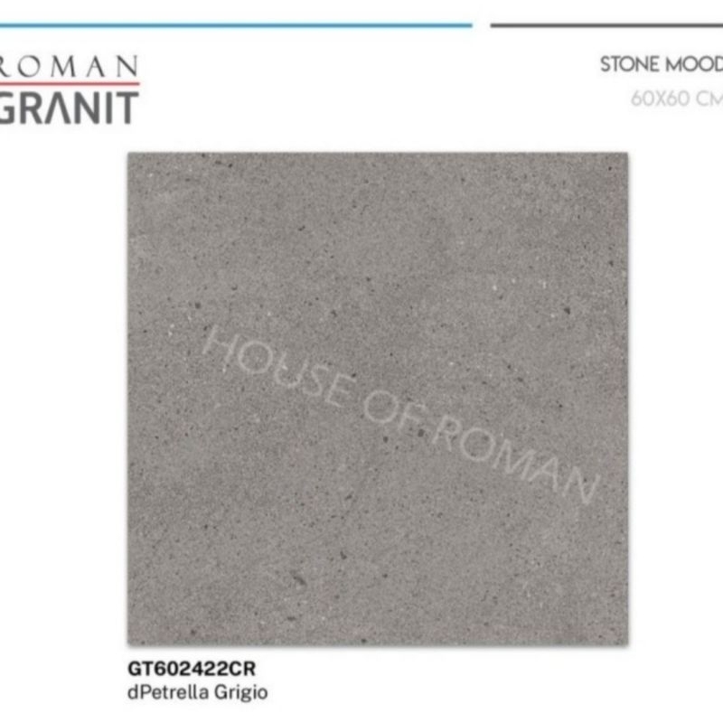 Roman Granit GT602422CR dPetrella Grigio 60x60 kw1