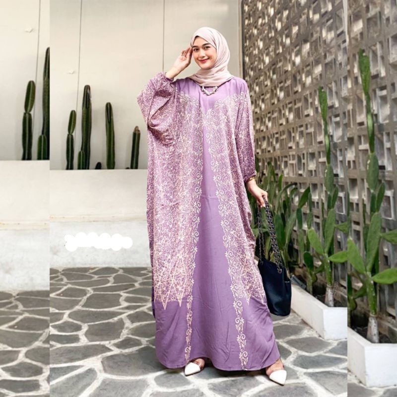 sale NEW KAFTAN ALEXA/GAMIS RAYON JUMBO TERBARU BAHAN RAYON PREMIUM TEBAL DAN ADEM/BAJU MUSLIMAH