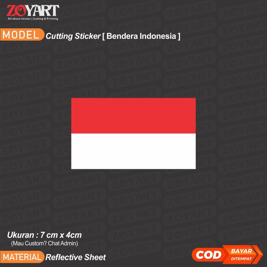

Sticker Bendera Indonesia | Sticker Cutting Bendera Indonesia | Bendera Indonesia