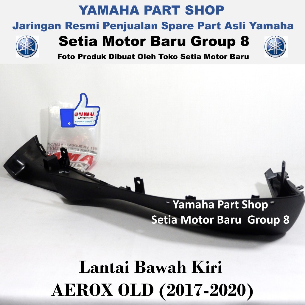 Cover Lantai Bawah Dek Kiri Aerox Old Asli Yamaha
