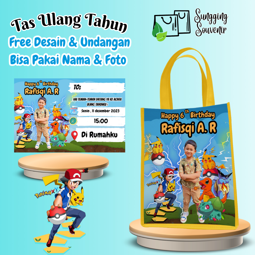 

Paket 30 Tas Snack Ulang Tahun Free Undangan Anak Bisa Custom Goodiebag Murah Muat Kfc