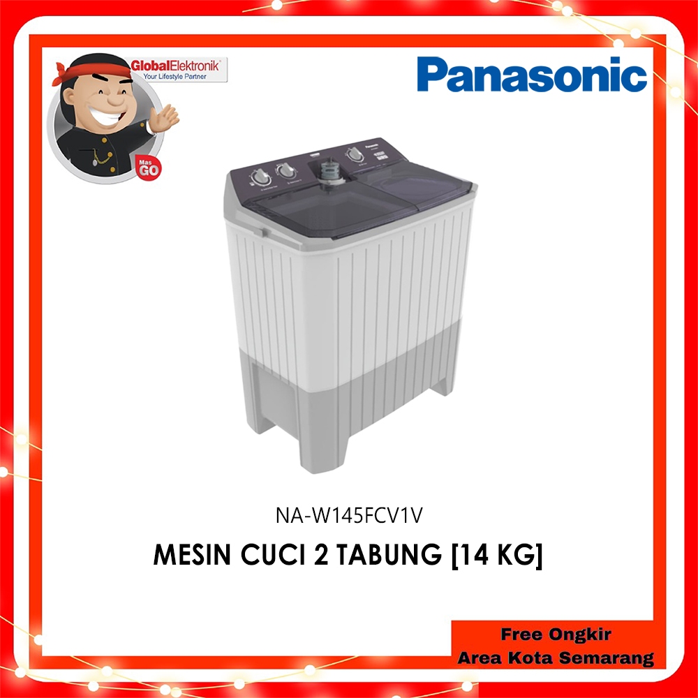 PANASONIC MESIN CUCI 2 TABUNG 10KG NA-W145FCV1