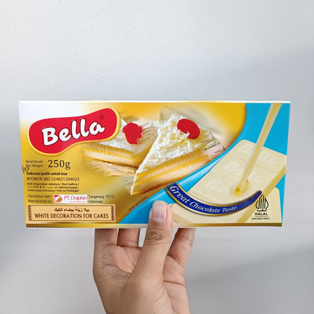 

COKLAT BATANG BELLA COMPOUND WHITE 250GR/ BELLA COKLAT PUTIH/ BELLA COKELAT PUTIH/ BELLA COKLAT BATANG/ BELLA COKELAT BATANG