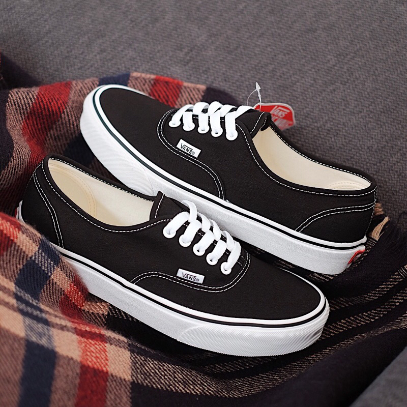 Sepatu Vans Authentic Classic Black White 100% ORIGINAL RESMI