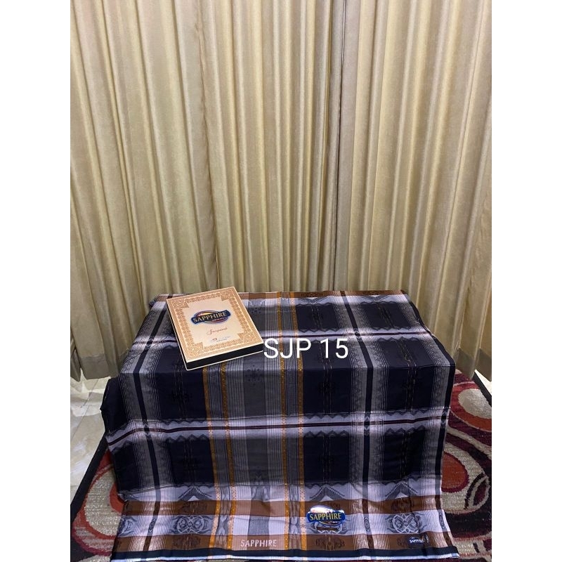 Sarung Sapphire Jacquard Super Dobby dan Sapphire Jacquard polos