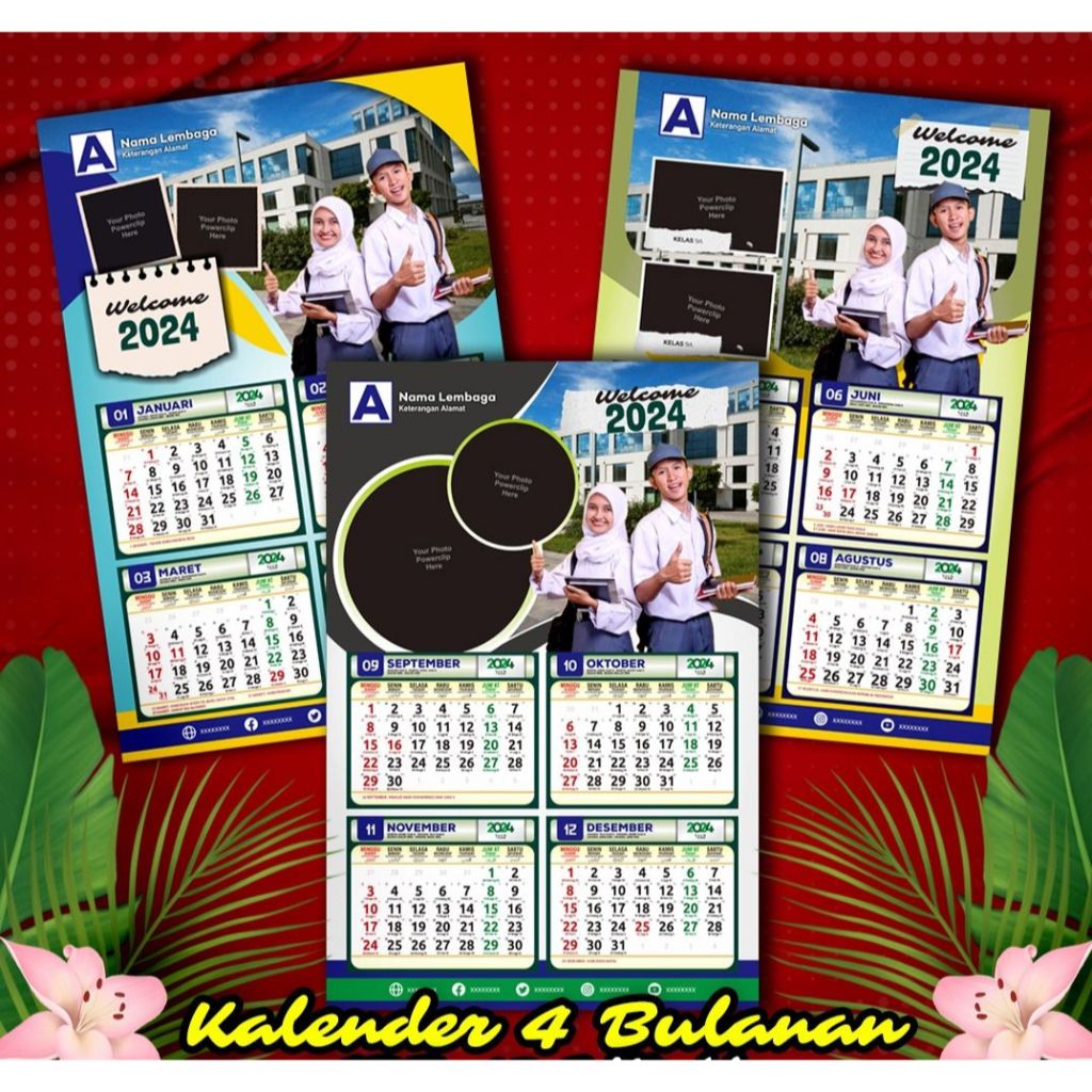 

kalender 2024 4 bulanan
