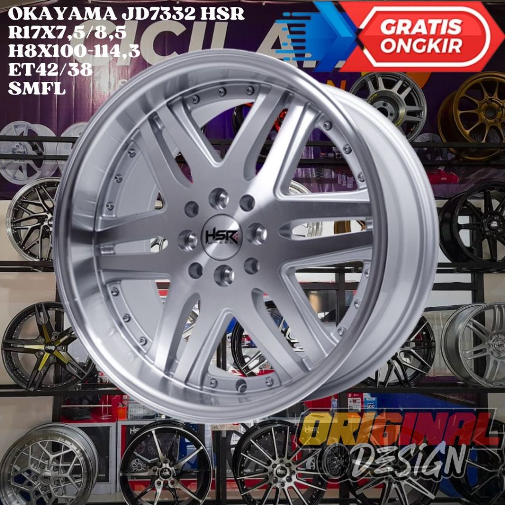 Velg Mobil Avanza , Xenia , Mobilio , Yaris , HSR OKAYAMA Ring 17 R17