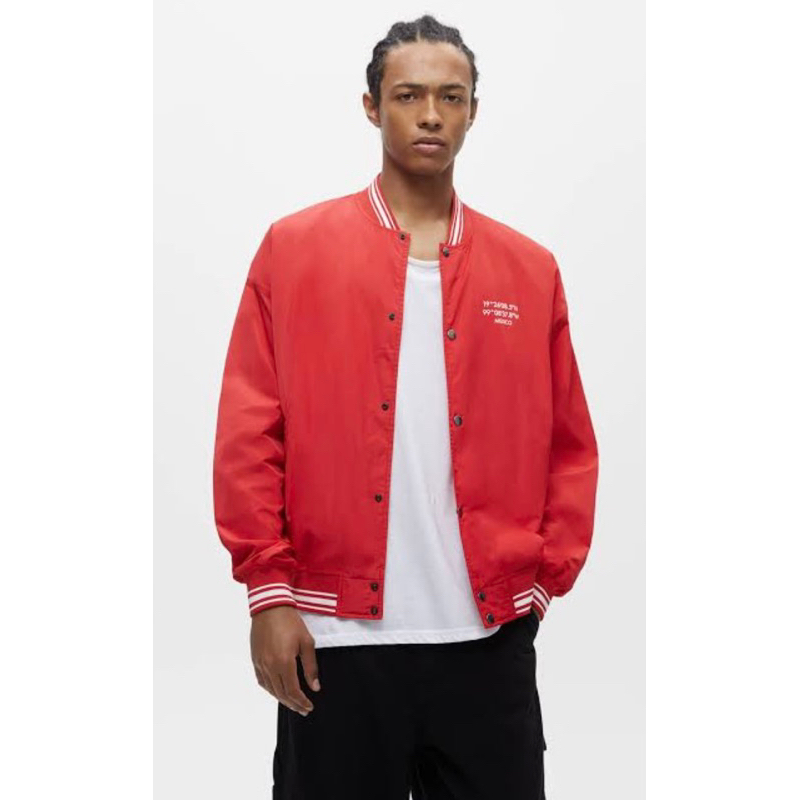 Lightweight varsity bomber jacket pull & bear original
