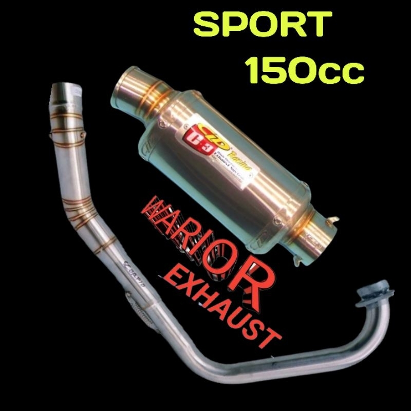 knalpot racing CLD C3 oval Vixion Xabre Tiger R15 GSX150r CB150r Cbr150 facelif Fu Sonic MX dll